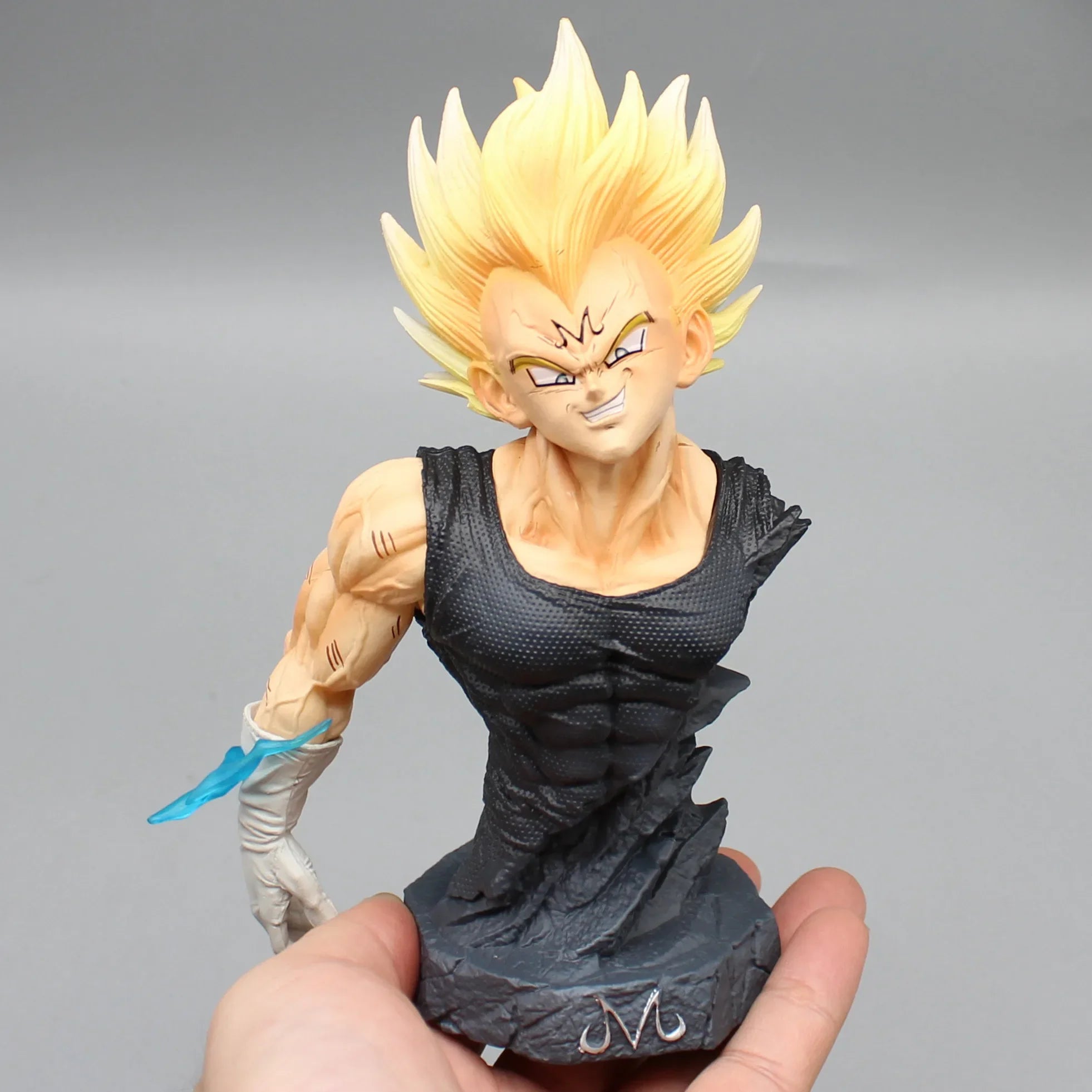 16.5cm Dragon Ball Demonize Vegeta Bust Anime Action Figure Model Statue Collection Desktop Decoration Ornament Toys Boys Gifts