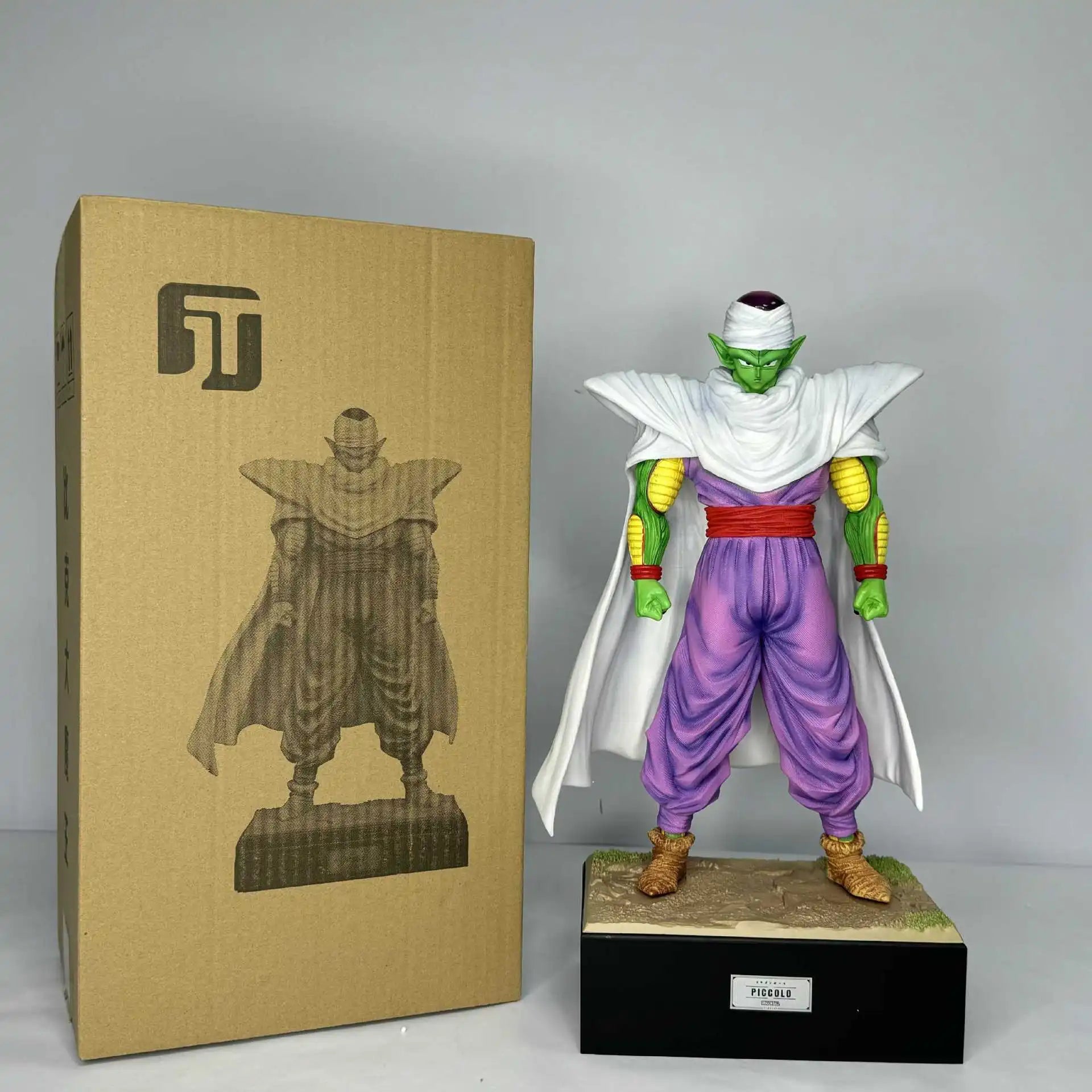 37cm Dragon Ball GK Unlimited Z Warrior Piccolo Goku Super Saiyan Figure Model Ornament Anime Peripheral Toy Gift with box 37cm