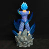 33cm Dragon Ball Vegetto Super Saiyan Blue Standing Anime Figure Model Statue Boys Collection Desktop Decoration Ornament Toys