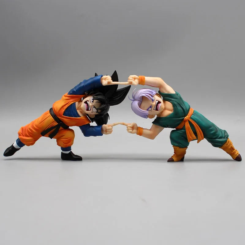 Anime Dragon Ball Z Figurine Gk Gotenks Action Figure Combined Trunks Goten Figure Statue PVC Collection Doll Decoration Toys no box