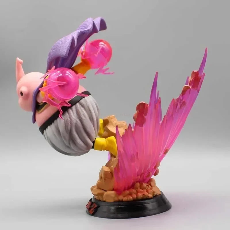 19cm Dragon Ball Z Figure Majin Buu Anime Figures Fat Buu GK Figurine with Light PVC Statue Model Doll Collectible Toys Gifts Dragon Ball Model
