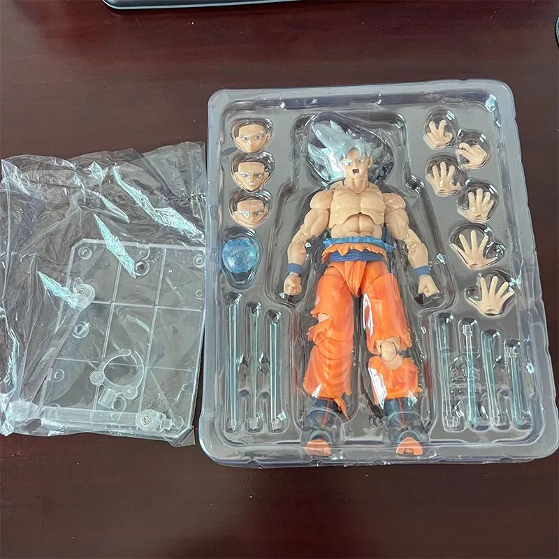 Dragon Ball Z Super Figure White Haired Son Goku Action Figure DragonBall Migatte No Goku GBZ Collection Doll Birthday Gift no box