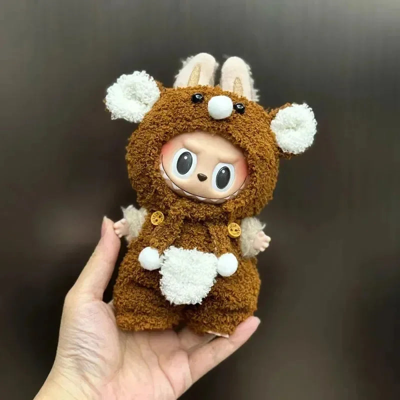 Handmade Labubu Plush Animal Costume Style 2 Doll Outfit