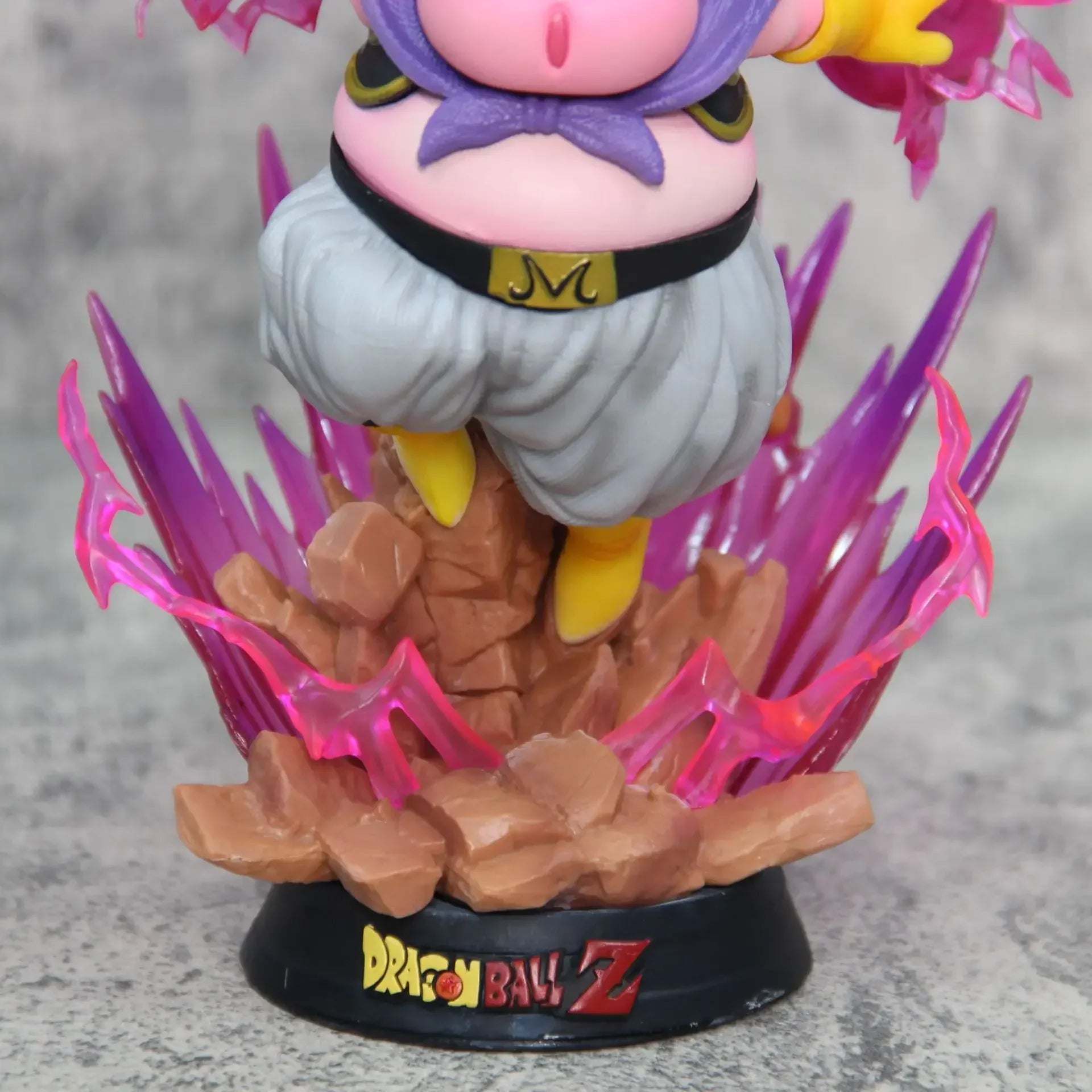19cm Dragon Ball Z Figure Majin Buu Anime Figures Fat Buu GK Figurine with Light PVC Statue Model Doll Collectible Toys Gifts Dragon Ball Model