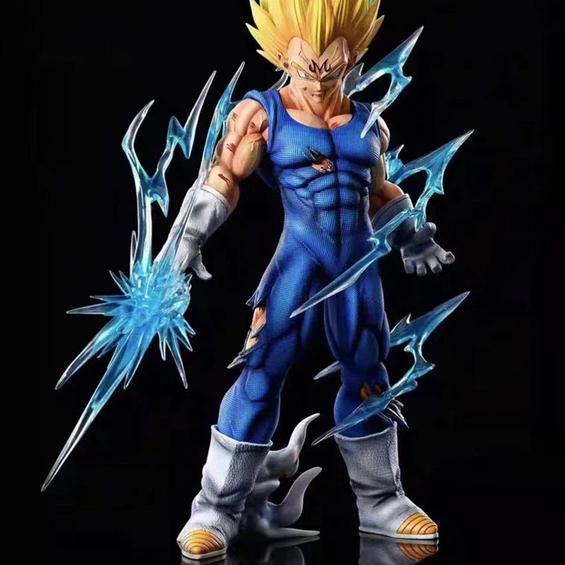 28cm Dragon Ball Z Anime Figure Majin Vegeta Action Figure GK Super Saiyan Vegeta Figurine Adult Collection Model Toys Gifts