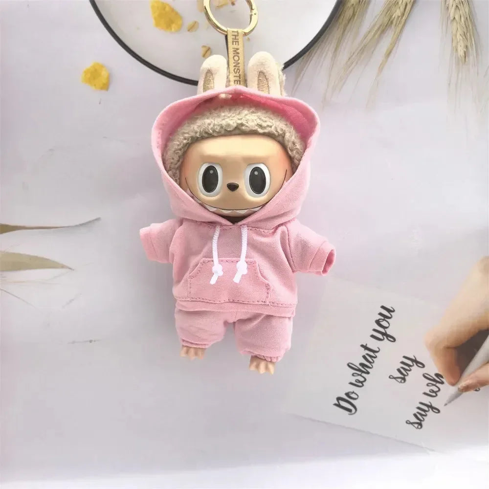 Labubu Comfort Crew Hoodie & Pants Set Doll Outfit