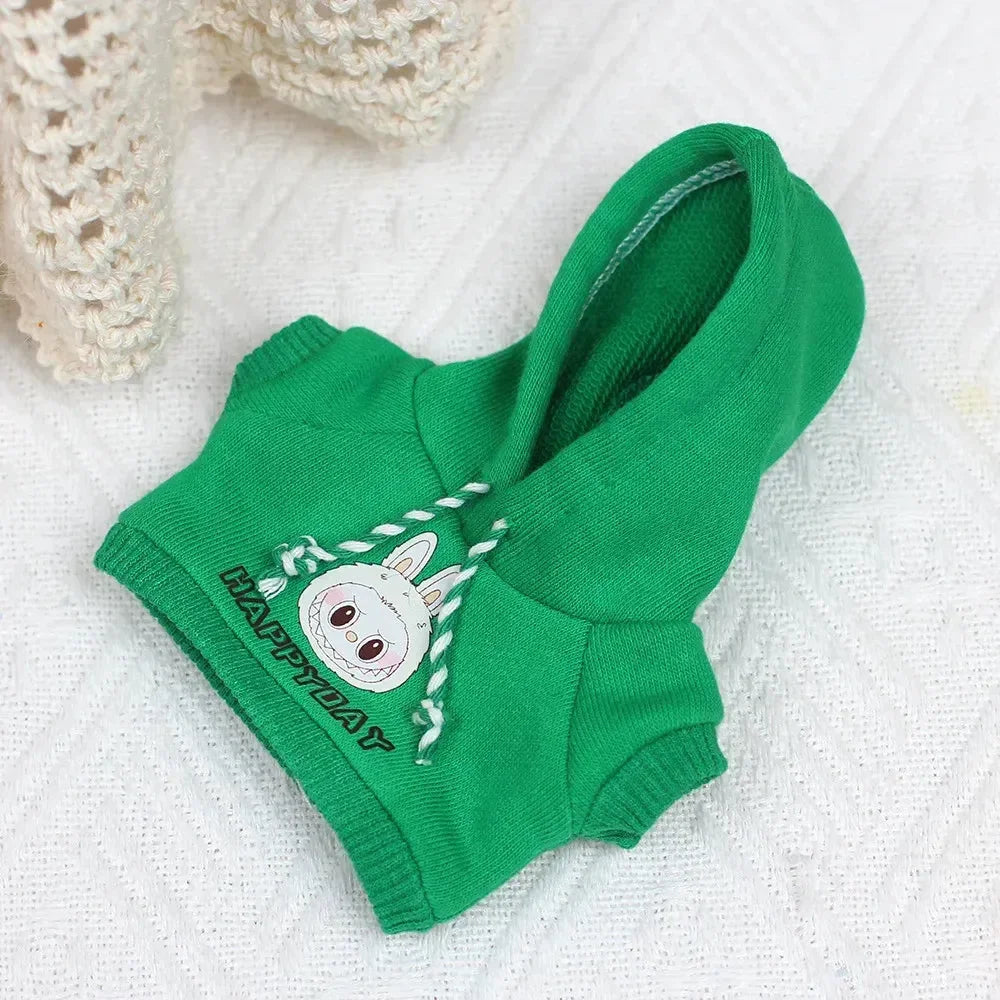 Labubu Doll Cozy Vibes Sweatshirts Green Doll Outfit