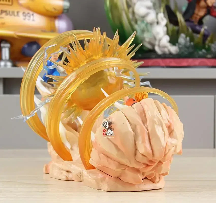 18cm Dragon Ball Figure Goku Vs Vegeta Figure Sky Top Wcf Goku Vs Vegeta Anime Figure Goku Vegeta Action Figurine Pvc Model Gift