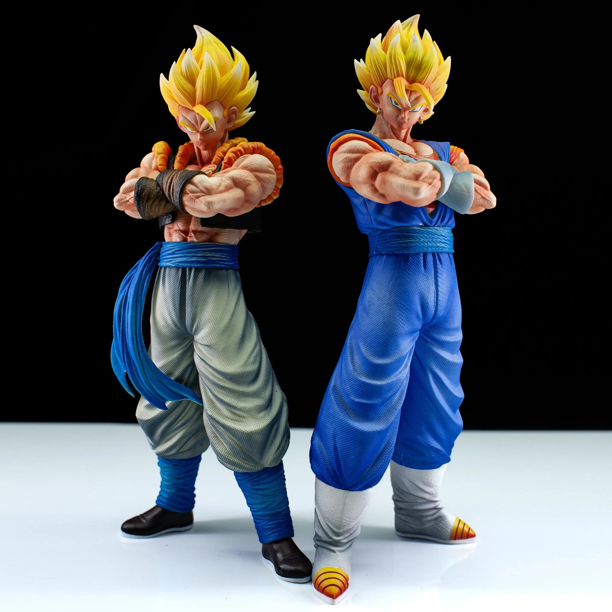 Dragon Ball Z Vegetto Action Figure Gogeta Figuras Two Heads Replacable 27cm Statue Model Collection Decoration Birthday Gifts High-Quality Figure