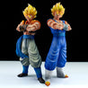 Dragon Ball Z Vegetto Action Figure Gogeta Figuras Two Heads Replacable 27cm Statue Model Collection Decoration Birthday Gifts High-Quality Figure