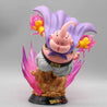 19cm Dragon Ball Z Figure Majin Buu Anime Figures Fat Buu GK Figurine with Light PVC Statue Model Doll Collectible Toys Gifts Dragon Ball Model