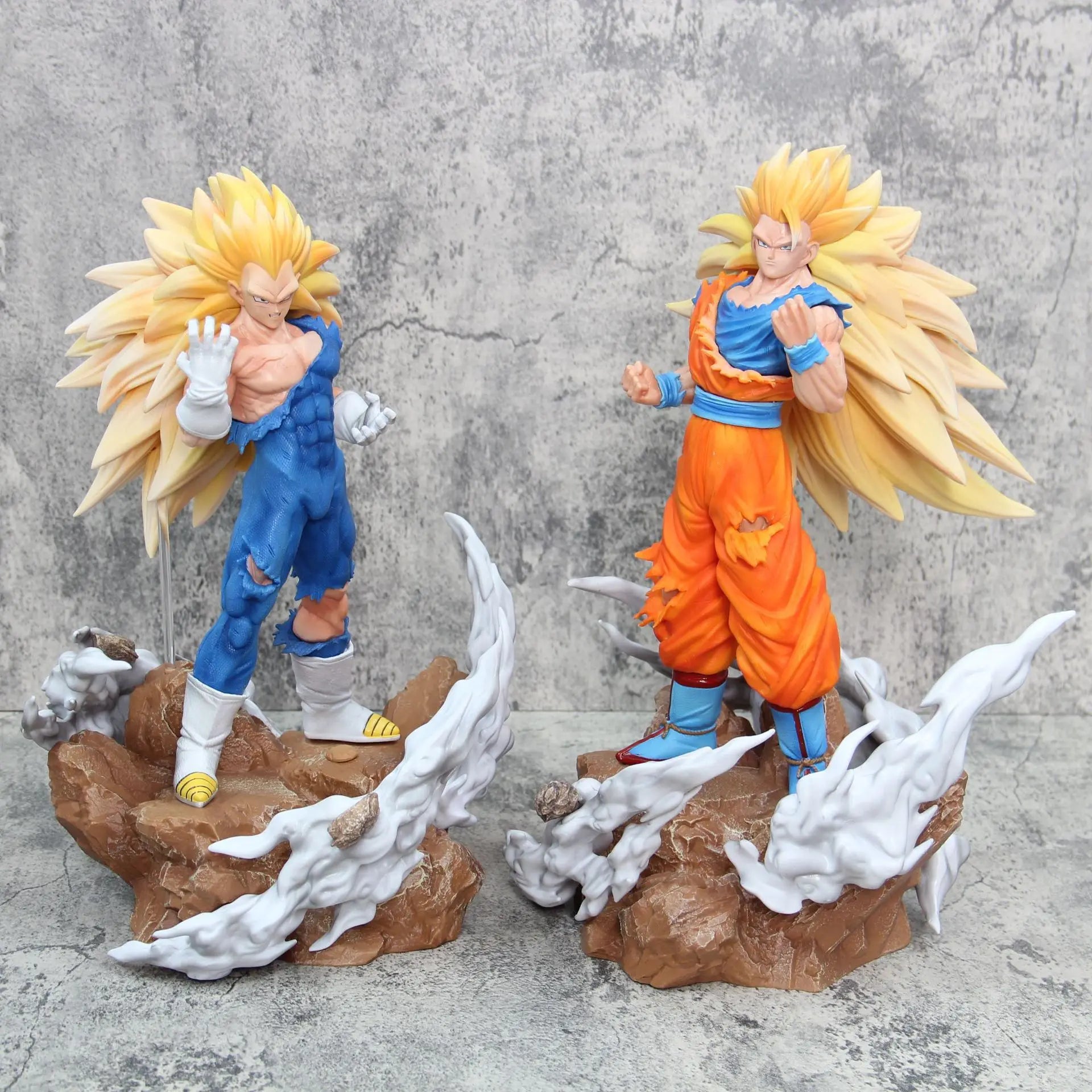 38cm Dragon Ball Anime Figure Super Saiyan Qilin Vegeta Qilin Wukong Figure PVC Model Collection Toys friend birthday present