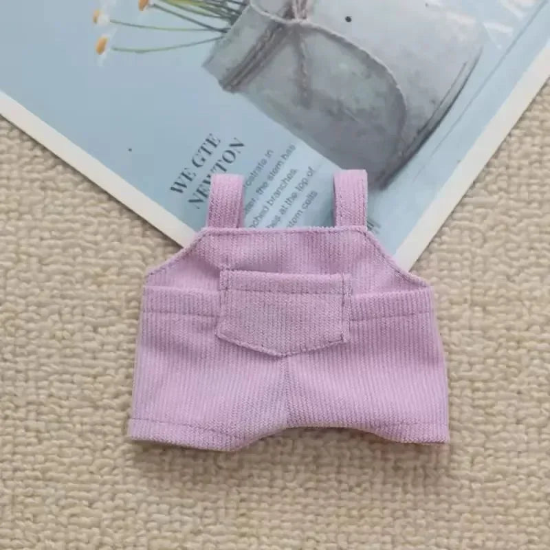 Labubu Dungaree Delight Outfit Purple Doll Outfit