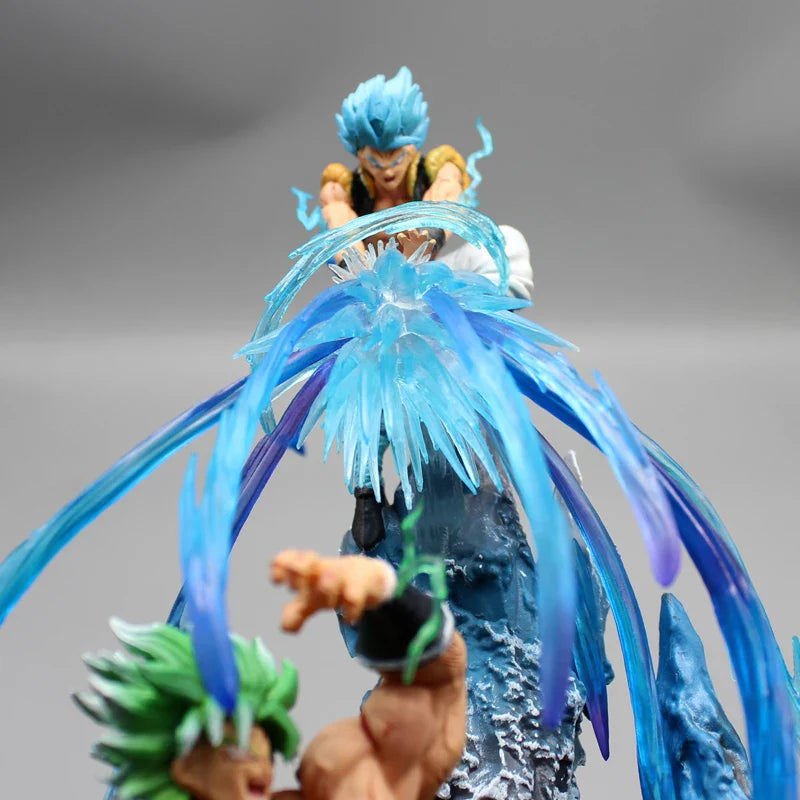 Dragon Ball Anime Figures 20cm Broly Vs Gogeta Figure Broly Figure Model Pvc Statue Dolls Collection Toy Decoration Toy Kid Gift