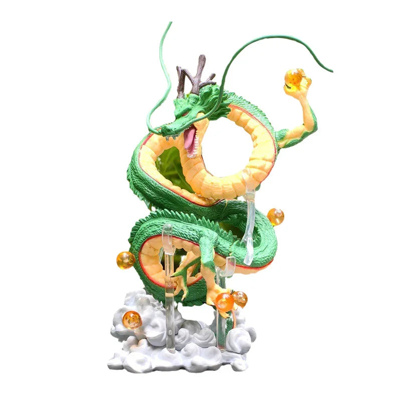 Dragon Ball Summon the Dragon Little Green Dragon Toy Hand-made Office Model with Base Cake Ornament Ornament Gift