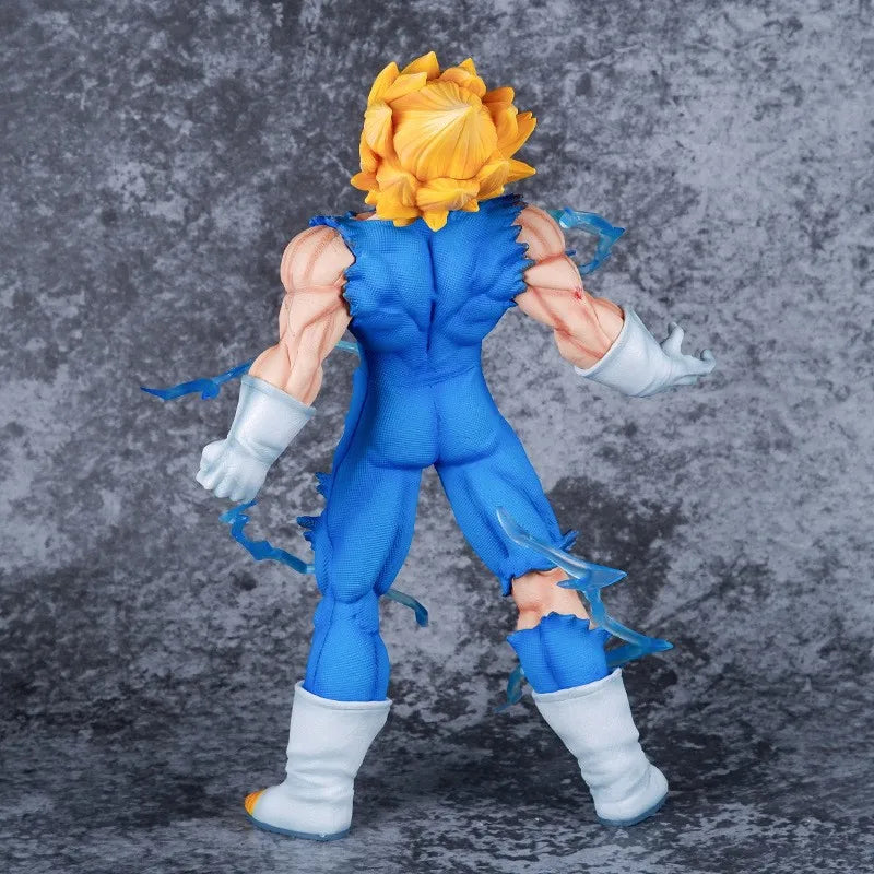 27cm Dragon Ball Self Destructing Vegeta Demonized Vegeta Action Figurin Model Pvc Statue Doll Statue Model Collection Toys Gift