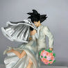 31CM Dragon Ball Z Son Goku Figure Chichi Wedding Version PVC Figurine Model Statue Toys Collection Ornament Couple Wedding Gift