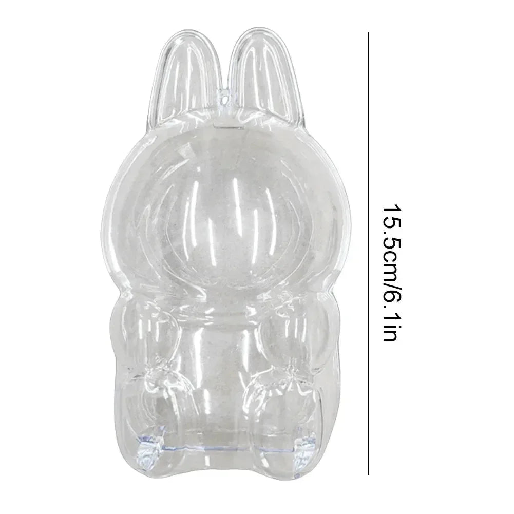 Labubu Transparent Protective Cover Doll Case