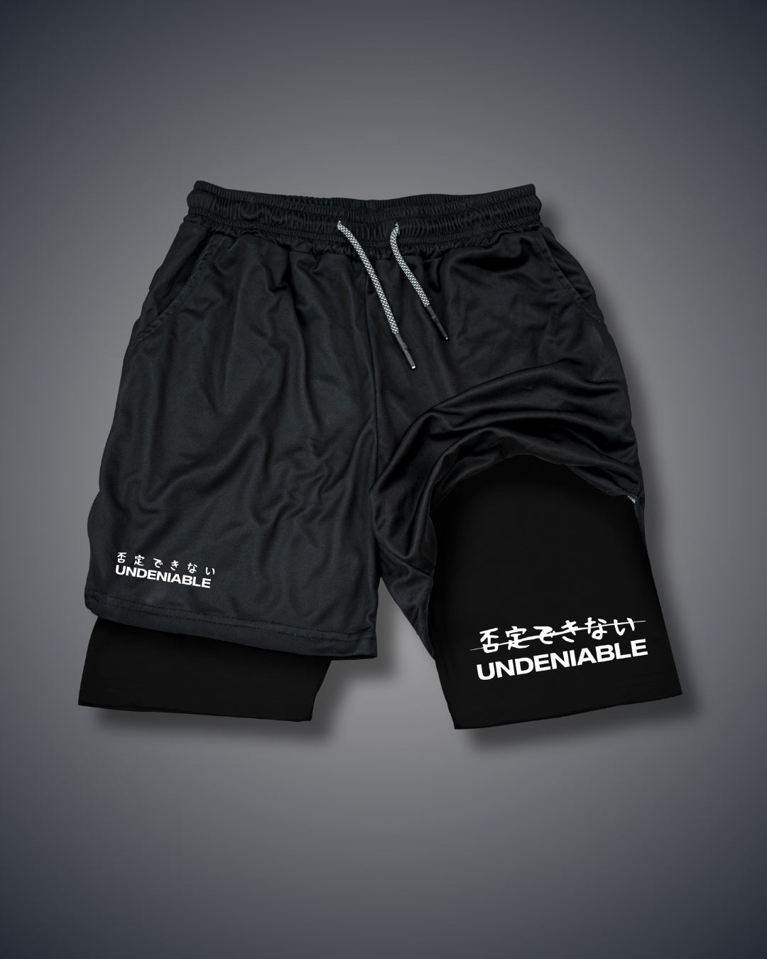 Undeniable Original Performance Shorts All Black Performance shorts