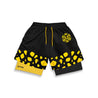 LAWFUL CUTTER BLACK CONTRAST PERFORMANCE SHORTS Performance shorts