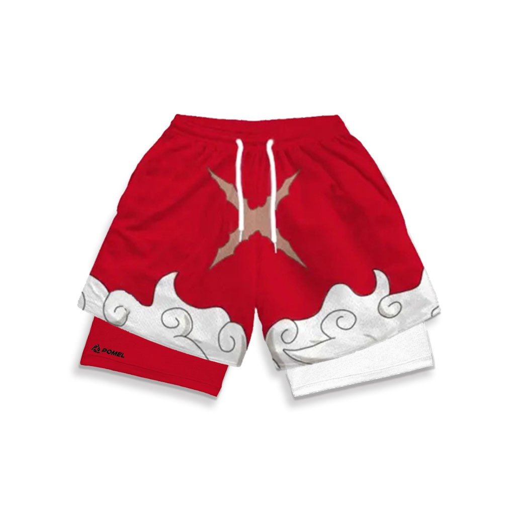 X-MARK RED CONTRAST PERFORMANCE SHORTS Performance shorts