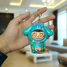 Labuboo x Sanliou Face Change Keychain Blue Expression Keychain