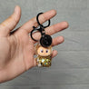 Labuboo Crystal Cascade Keychain Black Liquid Keychain
