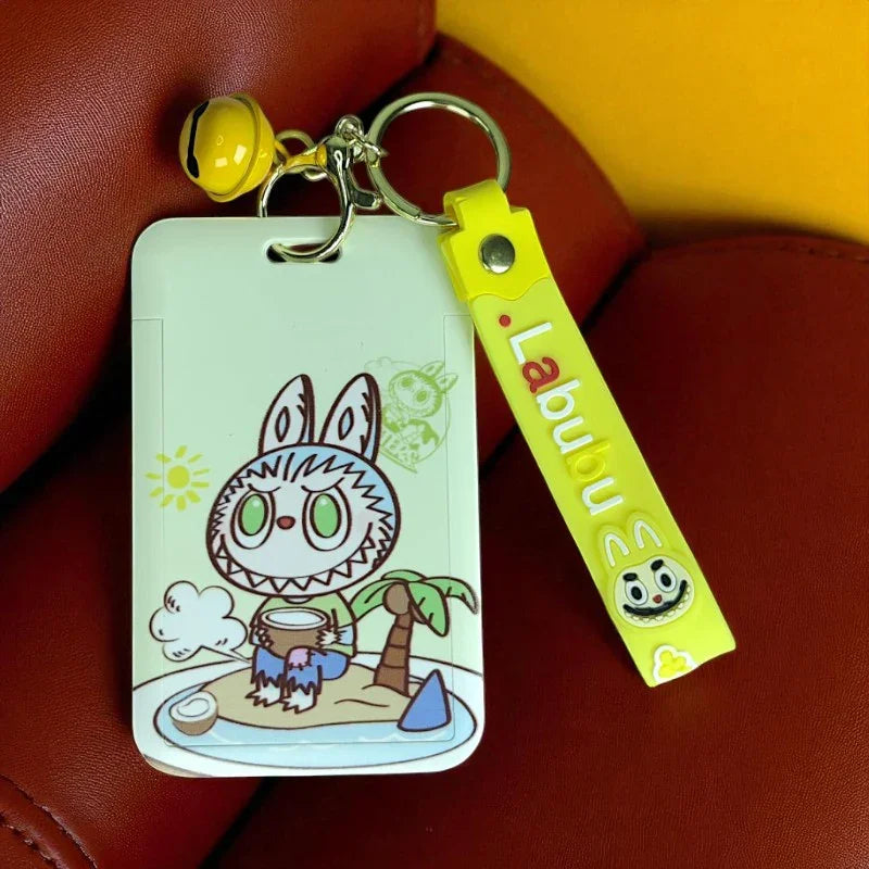 Labubu Pocket Pal ID Card Keychain Style 7 ID Keychain