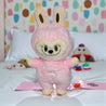 Serene Slumber Breathing Labubu Plush Pink Plush Toys