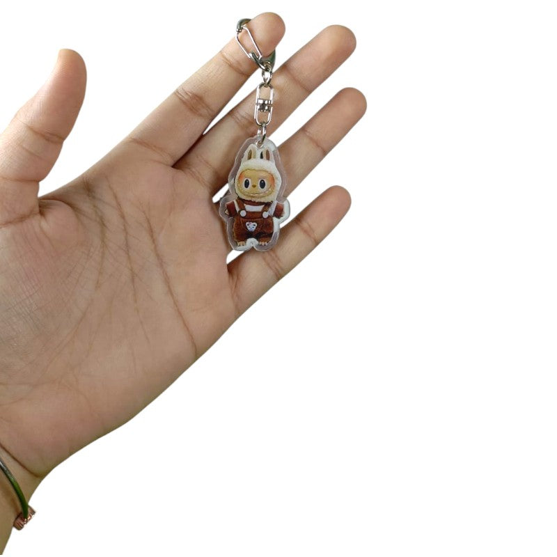 Labubu Flat Friends 2D Keychain Style 6 Acrylic Keychain