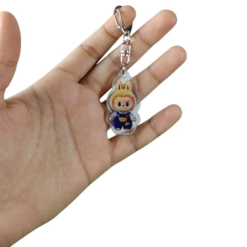Labubu Flat Friends 2D Keychain Style 10 Acrylic Keychain