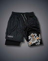 PREMIUM Anime X Gym Training Shorts 🔥⚔️ LUFFY GEAR 5 Performance shorts