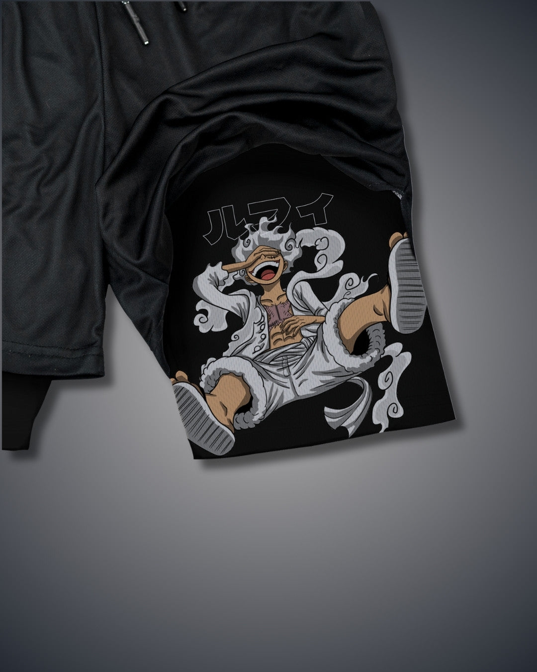 One Piece White Luffy Performance Shorts Performance shorts