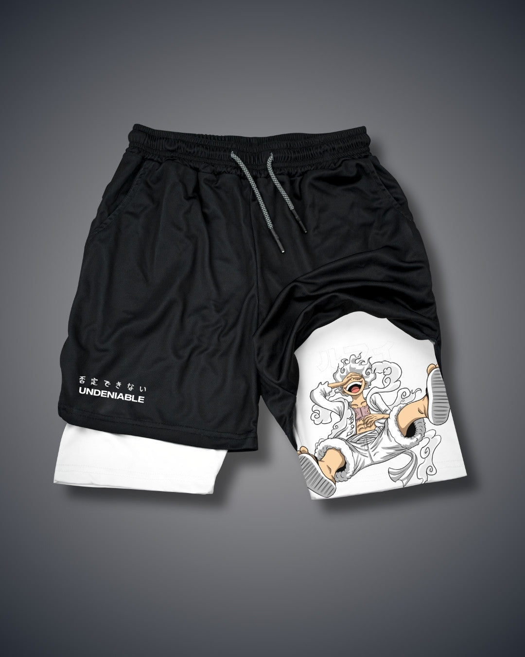 One Piece White Luffy Performance Shorts Performance shorts