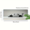 Cool Sports Car Mouse Pad White Minimalist Art Large Gaming Desk Mat with Non-Slip Stitched Edge Rubber Mousepad 35x16 Inch, Computer Laptop Keyboard Mat for Home Office Desk Pad for Best Gift