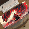 1pc Dragon Warrior Rubber Mouse Pad - Large, Washable, Non-Slip Surface with Dramatic Red & Black Dragon Design, Ideal for Office & Gaming Setup, Perfect Christmas & Halloween Gift, Gaming Desk Mat | Vibrant Desk Decor | Washable Rubber Mat, Dragon Decor
