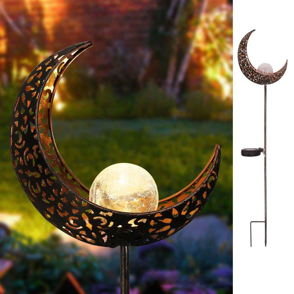 Calarbo™ Solar Crescent Moon Stake Garden Light