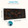 Gothic Black Dragon Design Gaming Mouse Pad - Large Polyester Desk Mat for Office & Home, Vibrant Orange & Golden Accents, Perfect Gift for Gamers, Mouse Pads for Desk