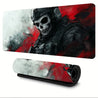 Armed Skeleton Gaming Mouse Pad with Name/Text - Durable Rubber Non-Slip Mouse Pad, Suitable for Keyboard, PC, Laptop, Office and Gaming Desk Accessories