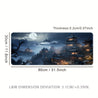 Extra-Large Gaming Mouse Pad - Extended Desk Mat with Non-Slip Rubber Base, Thick Cushioned Surface for PC, Laptop, Office & Home Use - Spacious Workspace for Gamers, Professionals, Students - Durable Computer Accessory, Large Mousepad for Desk, Professio 31.5*11.8inches(800x300mm)
