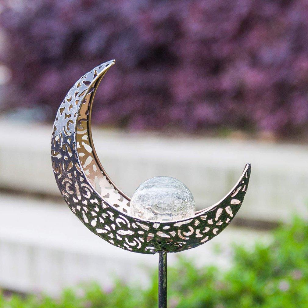 Calarbo™ Solar Crescent Moon Stake Garden Light
