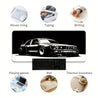 [Gaming Mouse Pad] Large Black & White Car Design Gaming Mouse Pad with Non-Slip Rubber Base, Precision Stitched Edges - Waterproof Desk Mat for Office and Gaming Use, Large Mouse Pads for Desk