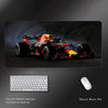 XXL Formula 1 Racing Car Mouse Pad with Non-Slip Rubber Base & Washable Surface - Soft Desk Mat for Gamers & Computer Users, Vibrant F1 Design Gaming Desk Accessory