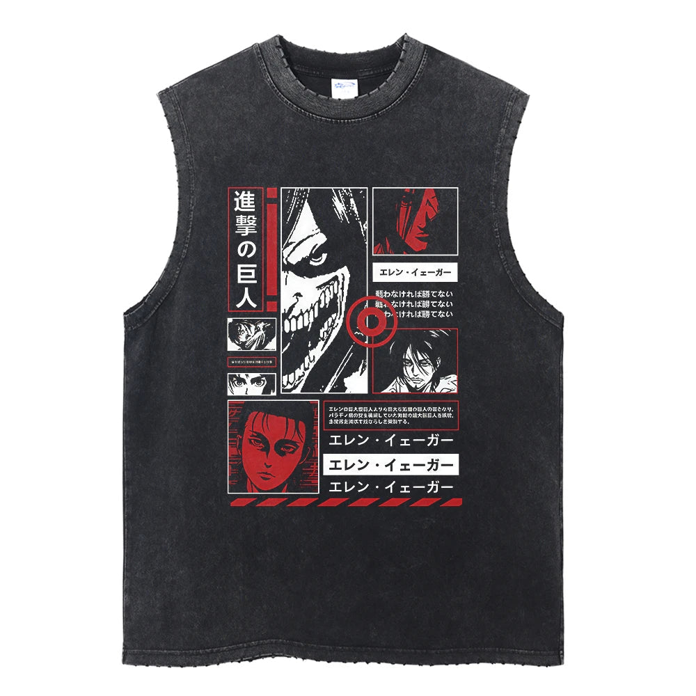 Eren Vintage Tank Top V6 Tank Tops