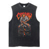 Denji The Chainsaw Man Vintage Tank Top V1 Tank Tops