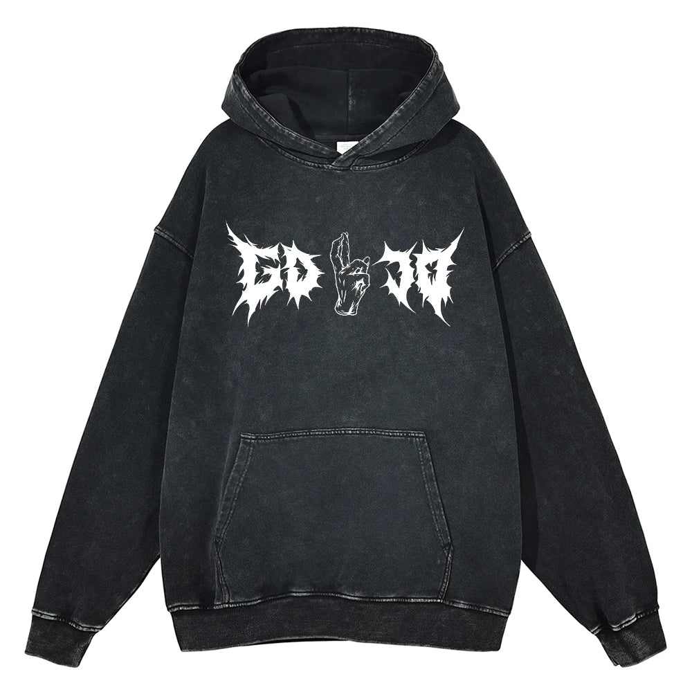 Gojo Unlimited Void Vintage Hoodie V1 Vintage Hoodies