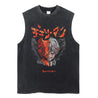 Denji The Chainsaw Man Vintage Tank Top V2 Tank Tops