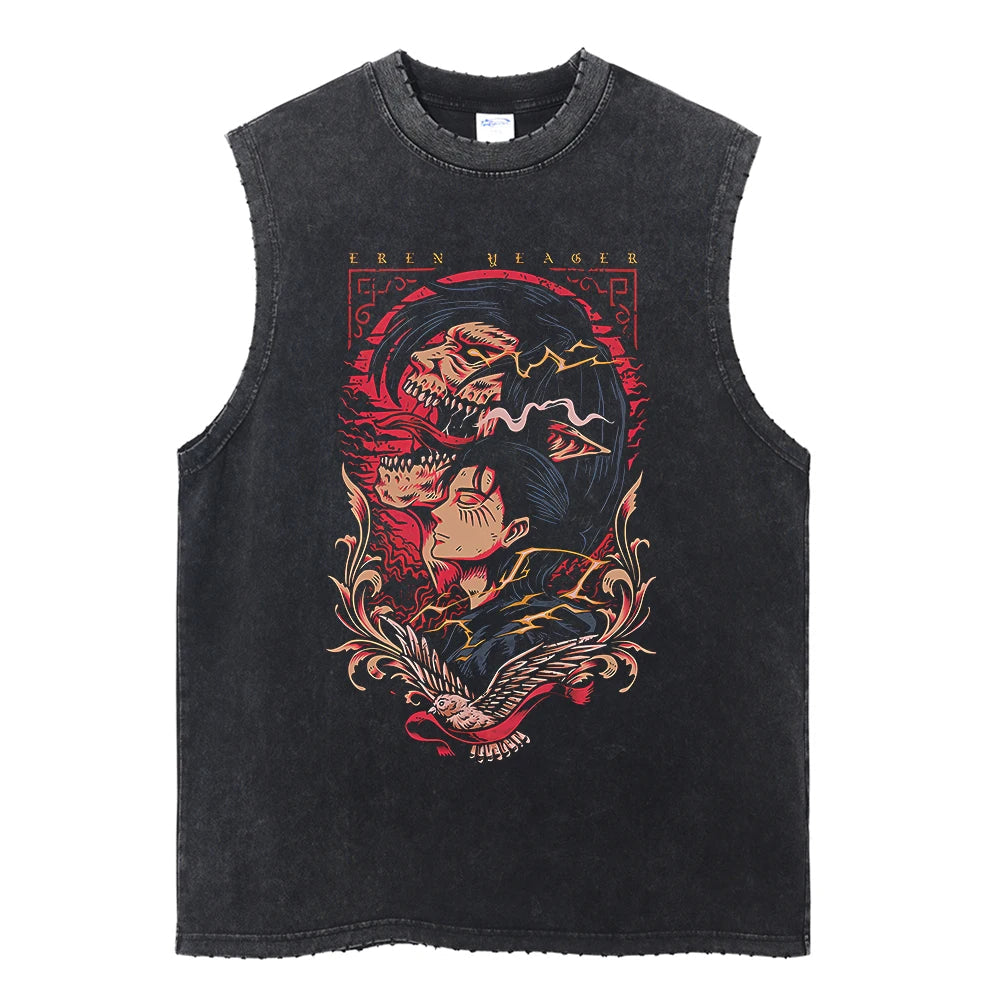Eren Vintage Tank Top V4 Tank Tops
