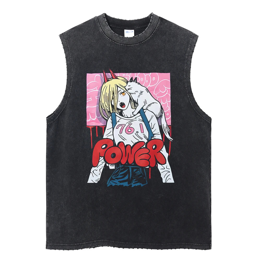 Power Vintage Tank Top V1 Tank Tops