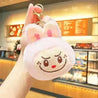 Kawaii Labubu Big Head Series Keychain Plush Keychain